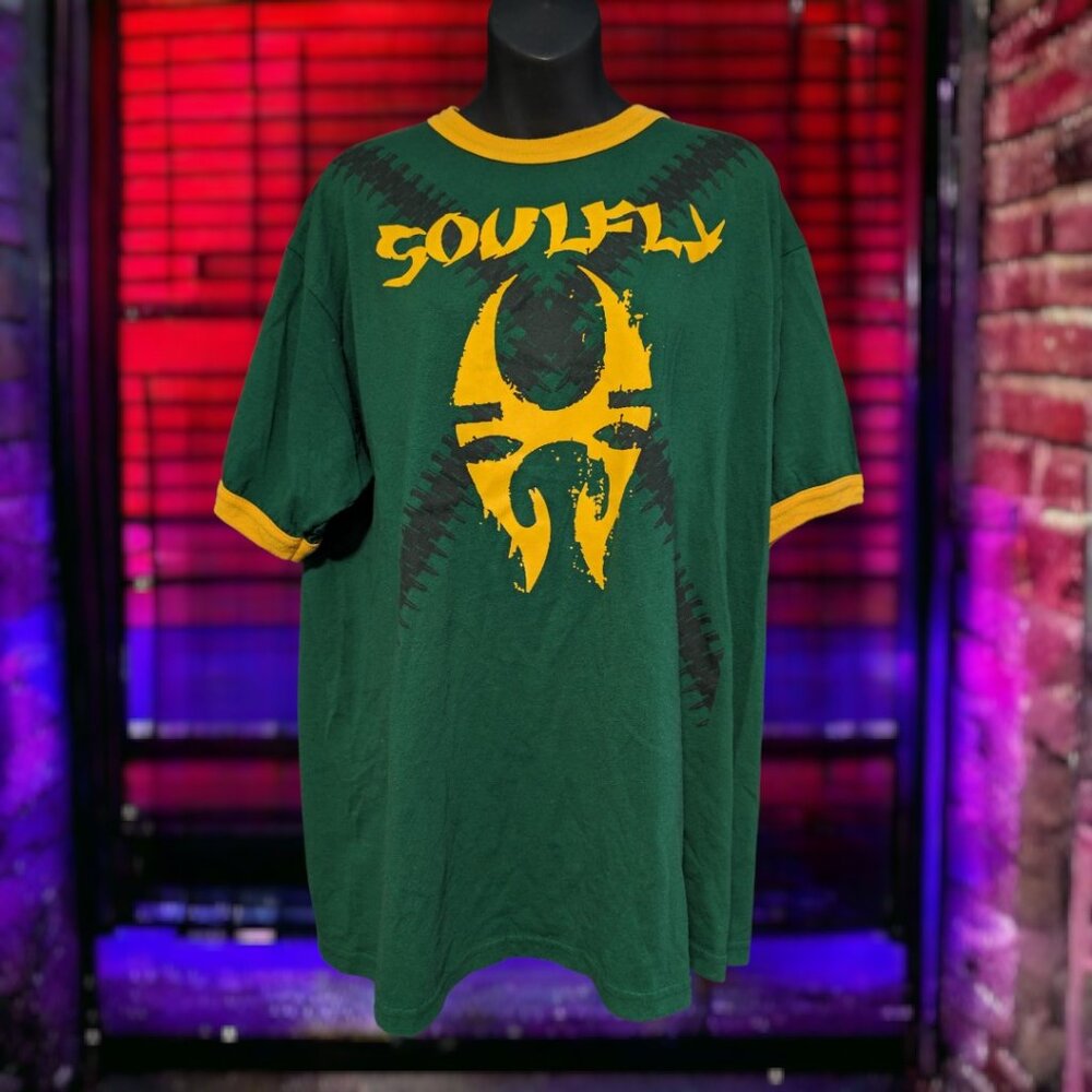 Soulfly Max Cavalera Vintage T-shirt, X-Large